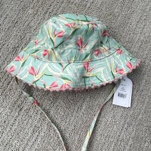 Millymook Australia Mint Harmony Reversible Bucket Hat 5+ Years. NWT